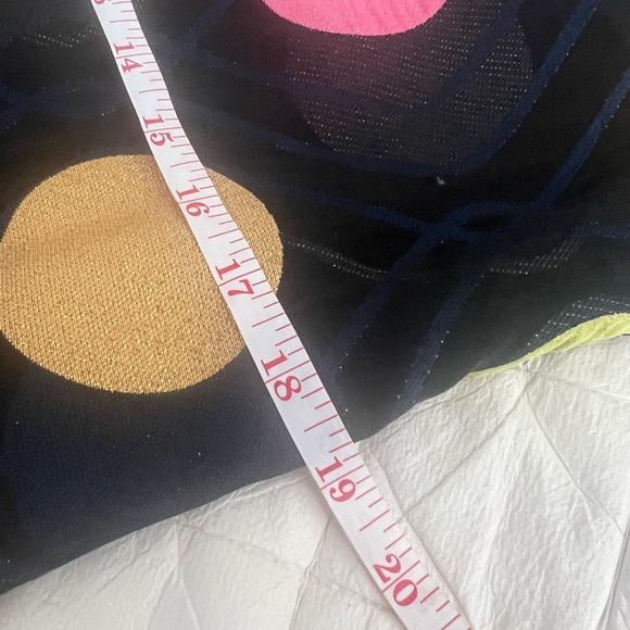 NWT Maeve anthropologie petite xs black motif circles sleeveless dress. - Picture 12 of 13